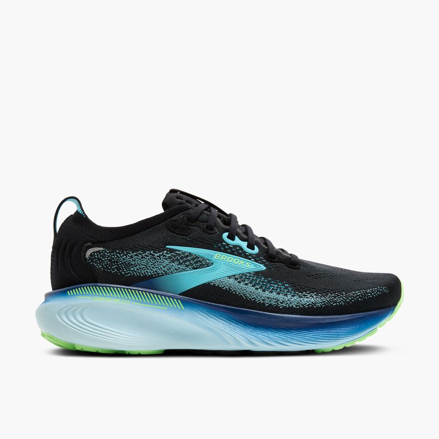 110454-055-l-adrenaline-gts-25-mens-dynamic-cushion-road-running-shoe Men's Adrenaline GTS 25 (055 - Black/Ipanema/Mint) - Image 1