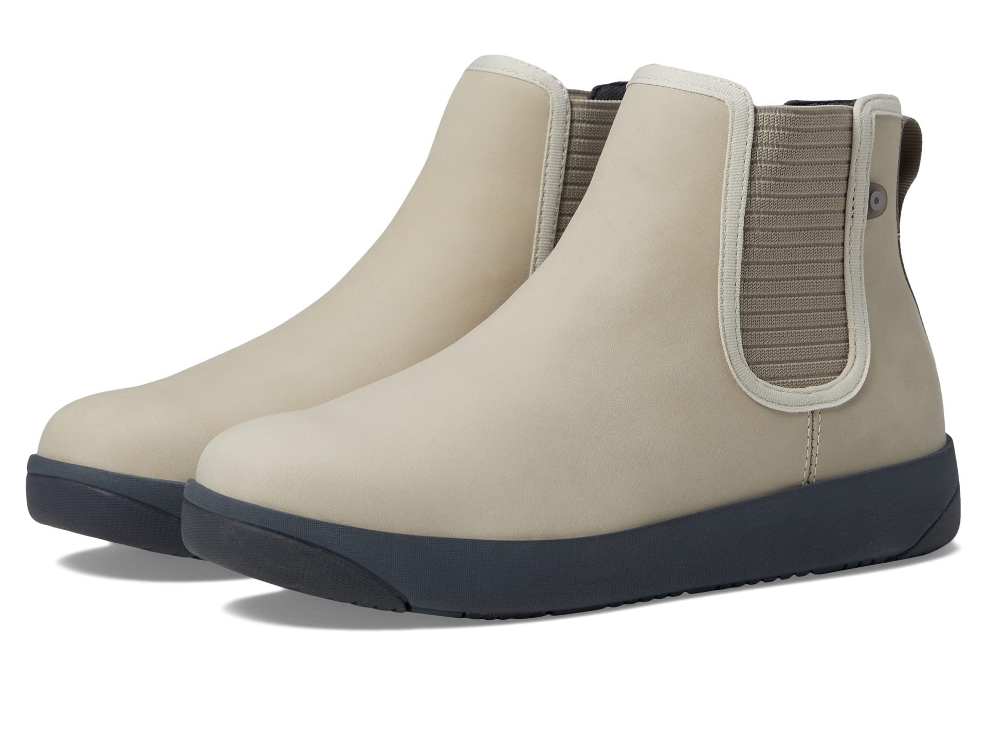61drntFC3pL_eeb44970-6c57-4322-bd6d-cd8769f9685d BOGS Kicker Chelsea Leather Boots - Oatmeal - Image 1