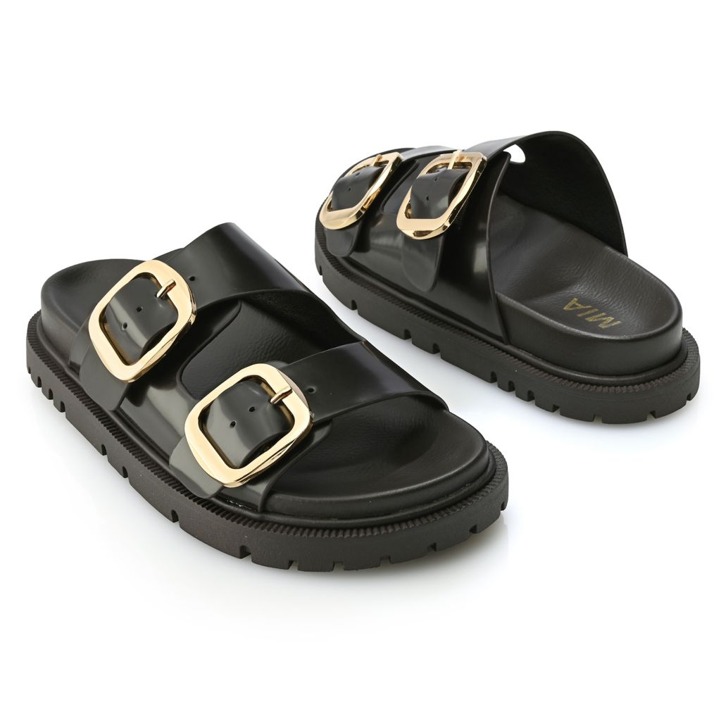 S475009-00007-00015 MIA Gen Dual Buckle Strapped Sandals - Image 1