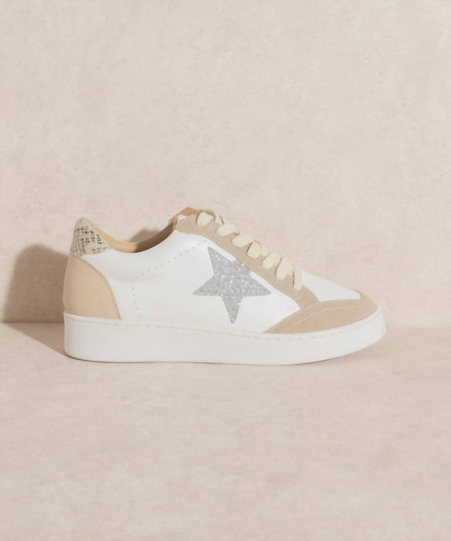 b19f79c0-6ee9-49ef-b6ce-cbfdfba8f469-upscale_15k-1500x1500-70 Wit & Wisdom - Women's Irene Neutral Star Sneakers - Image 1