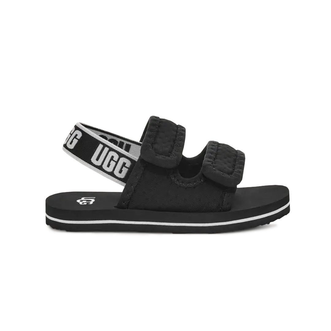 UGG-Kids_-_Preschool-_-Junior_-Lennon-Slingback-Sandals-_1152817K-BLK__01 UGG - Kids' (Preschool & Junior) Lennon Slingback Sandals (1152817K-BLK) - Image 1